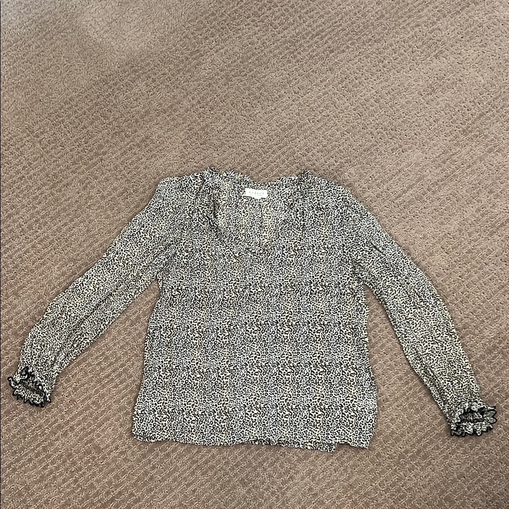 Velvet by Mark and Spencer Cheetah Print Blouse